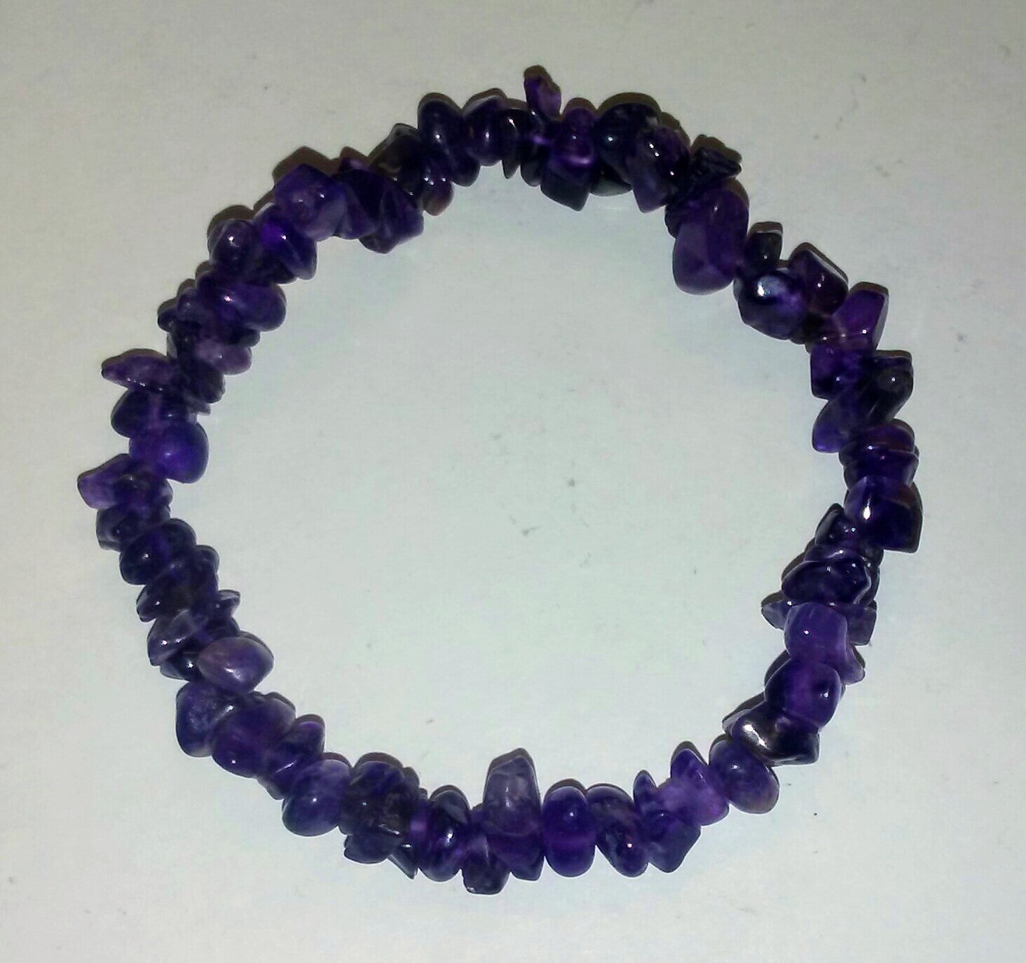 Amethyst Chip Bracelet
