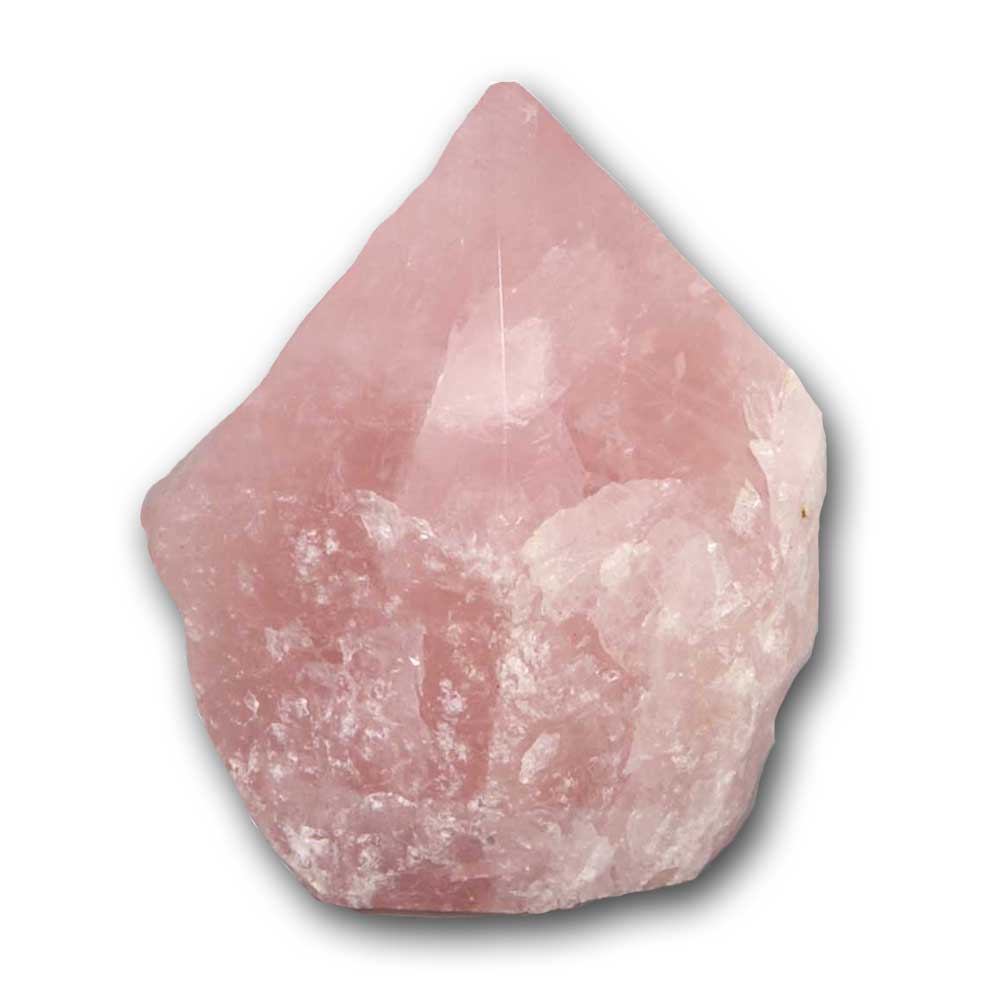 Rose Quartz Point Cut Base
