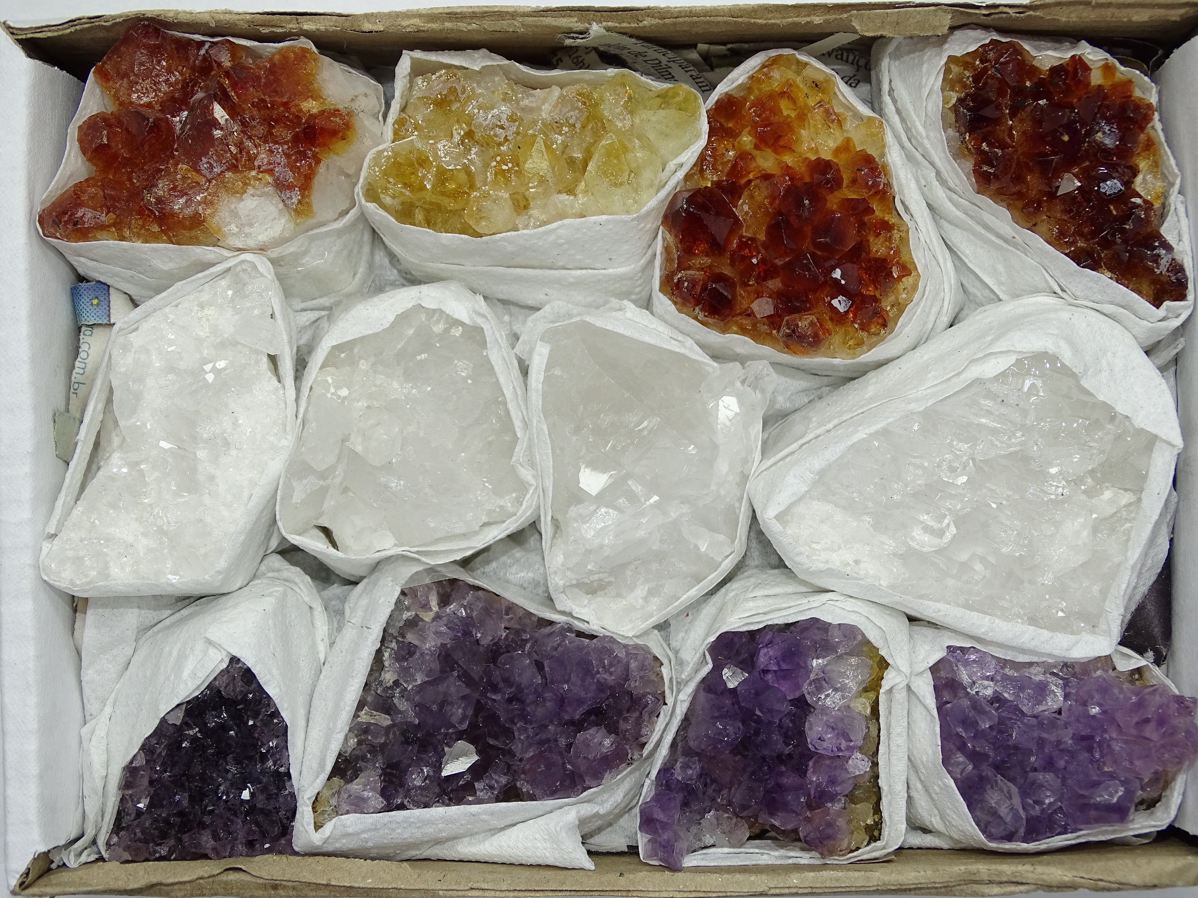 Citrine Cluster Flat